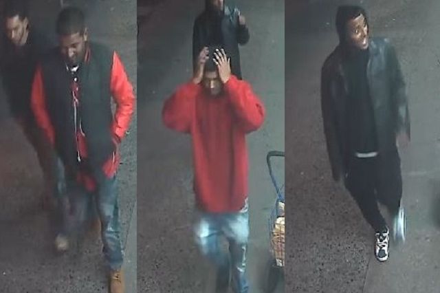 Four of the six suspected attackers.